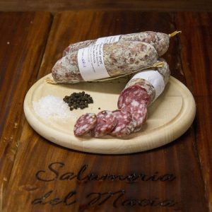 Salame di maiale sale e pepe